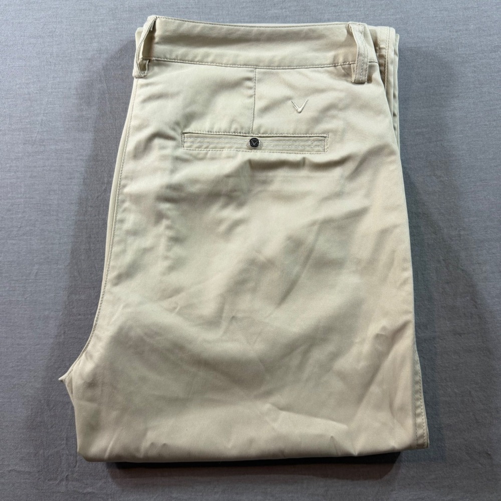 Callaway Golf Pants Womens 8 Tan Excellent Flare Leg Performance Trousers